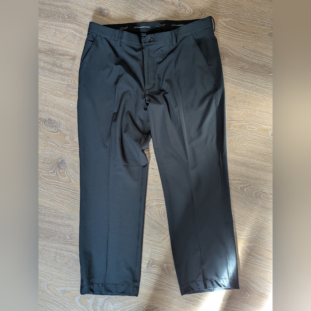 Greg Norman ML75 Microlux 5‎ Pocket Classic Black Golf Pants Mens 38x30